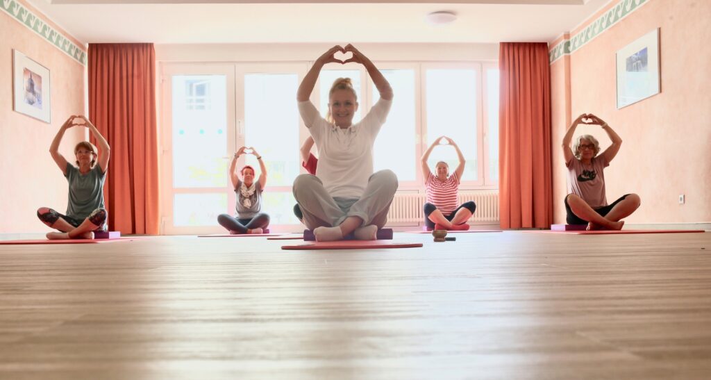 Yogagruppe in der Tagesklinik